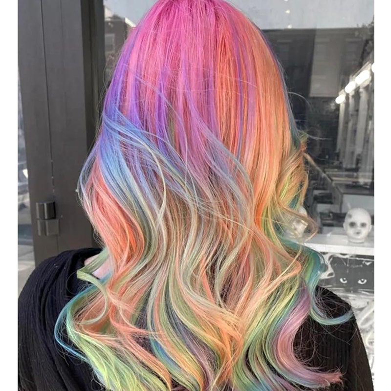 DENESTUP 10 Colors Colorful Hair Chalk Comb, Temporary Bright Hair Color Dye for Women, Washable Hair Chalk for Party Birthday DIY Makeup Cosplay Look - Image 5